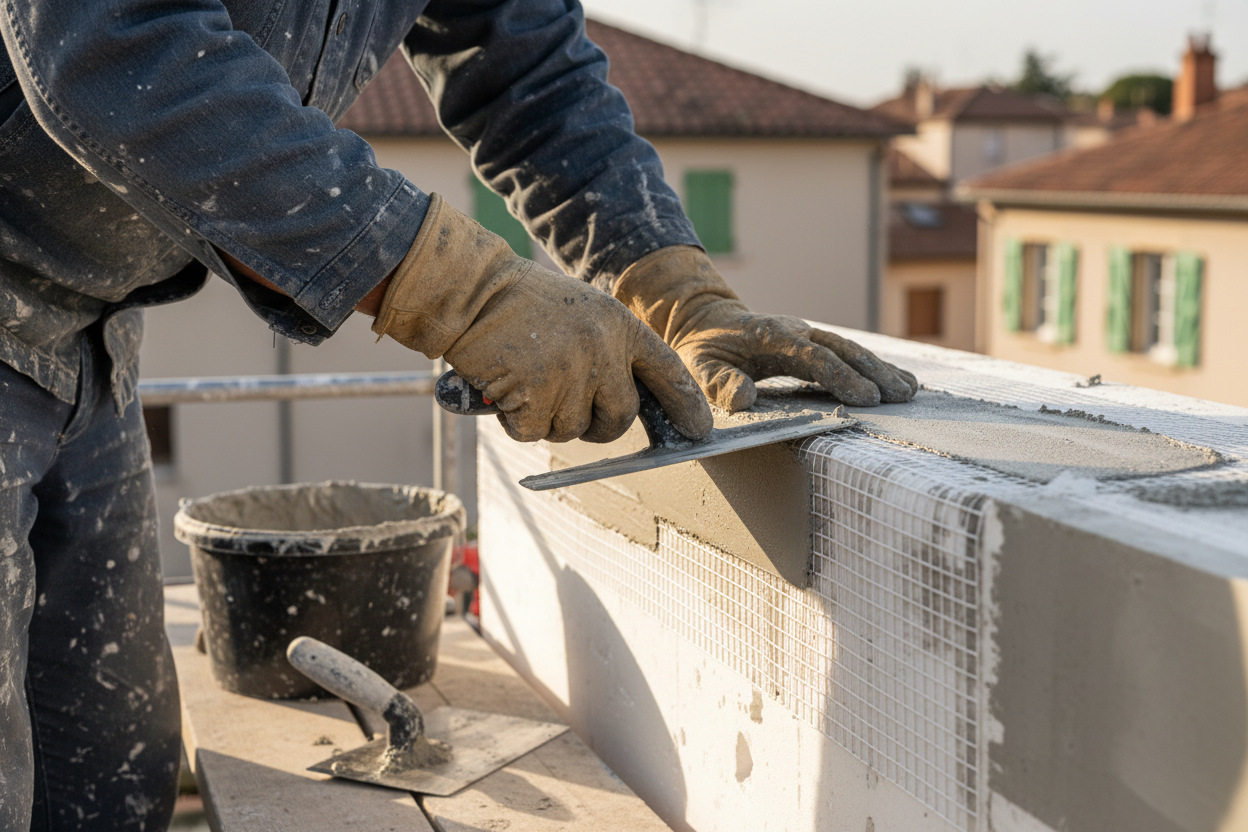 Isolation extérieure à Aix-en-Provence en intervention